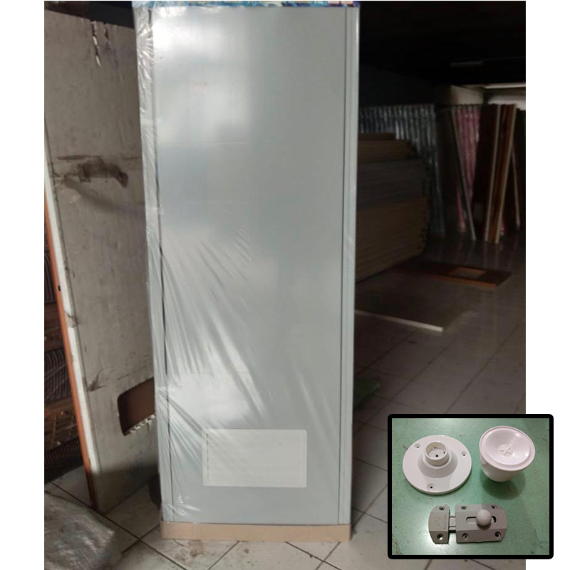 TSUNAMI: Tsunami Pintu PVC Slim Abu 70x195